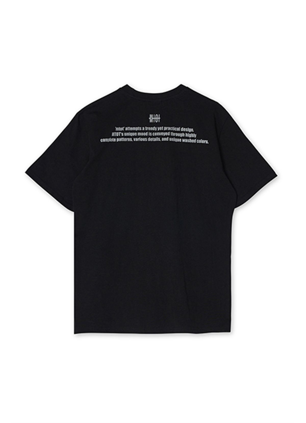 엠티오티(MTOT) Printed Short Sleeve T-shirt(Black)