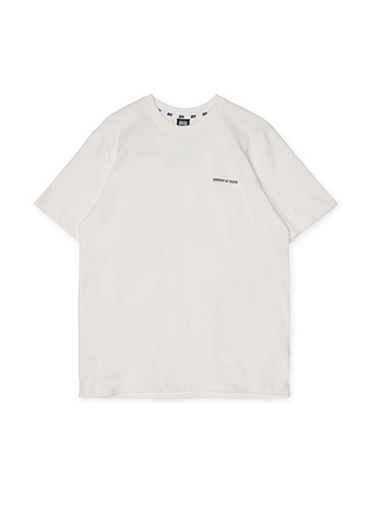 엠티오티(MTOT) Printed Short Sleeve T-shirt(White)