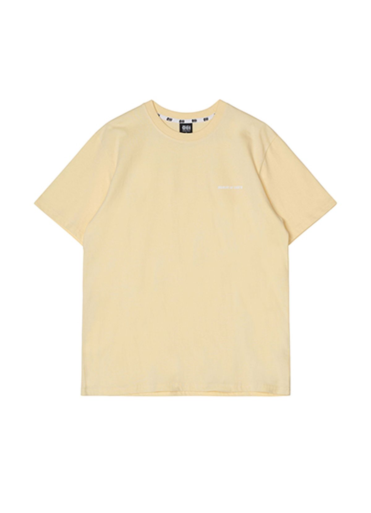엠티오티(MTOT) Printed Short Sleeve T-shirt (Yellow)