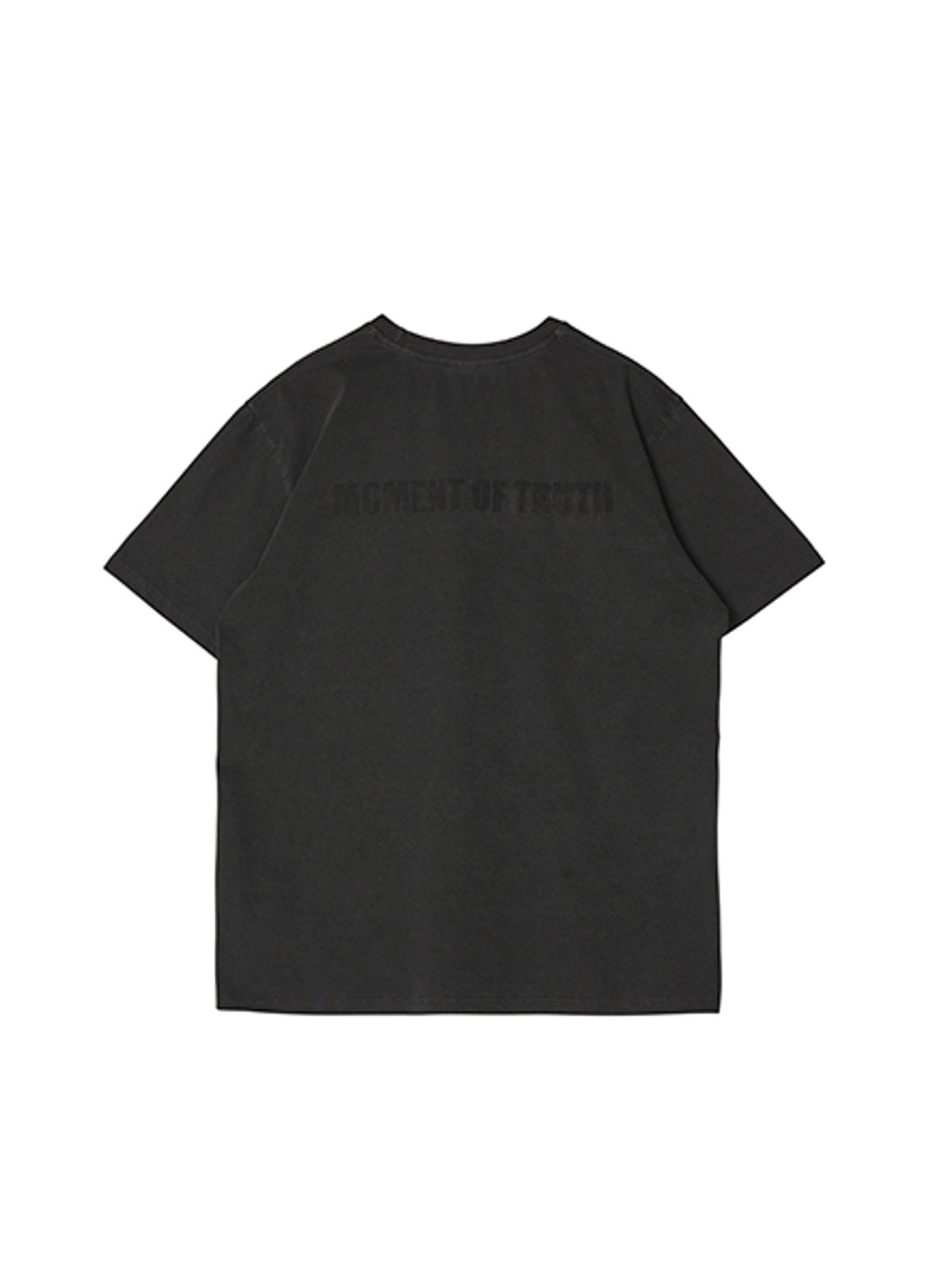 엠티오티(MTOT) Essential Logo Short Sleeve T-shirt (Charcoal)