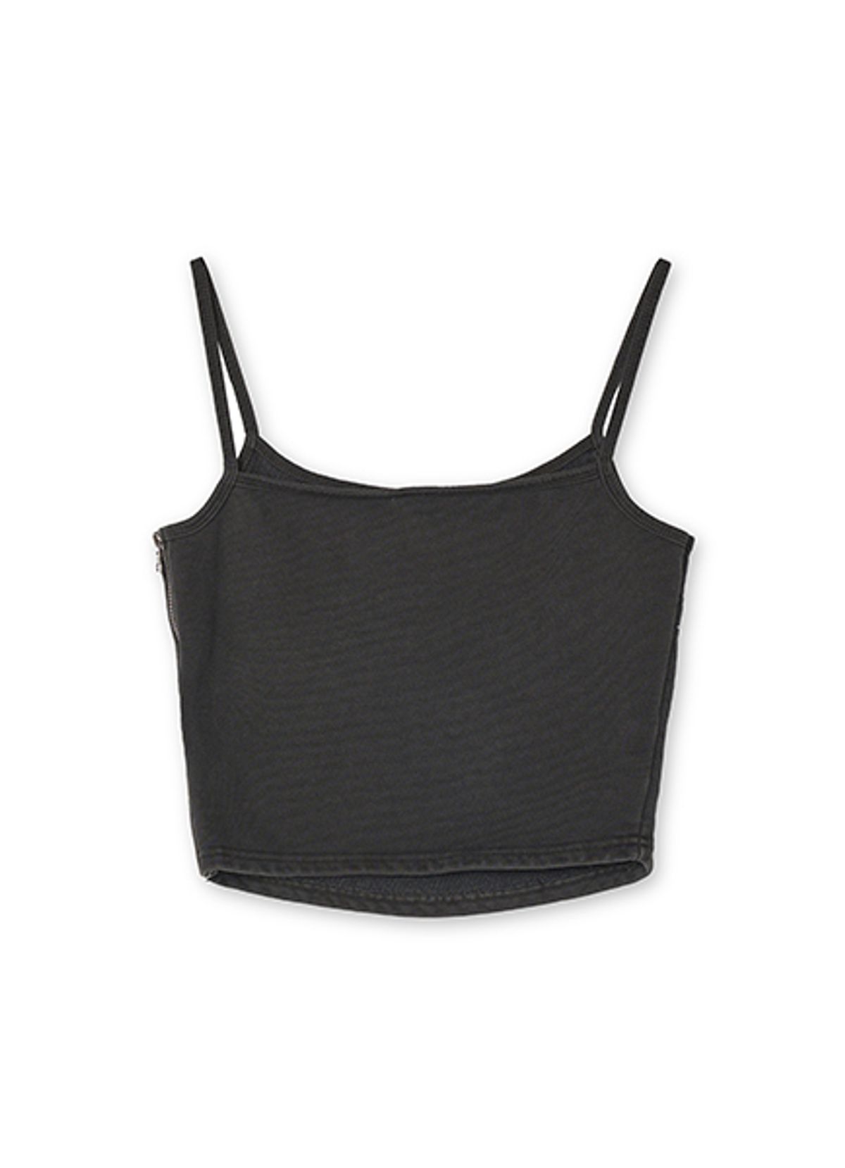 엠티오티(MTOT) Pigment Zipper Sleeveless (Charcoal)