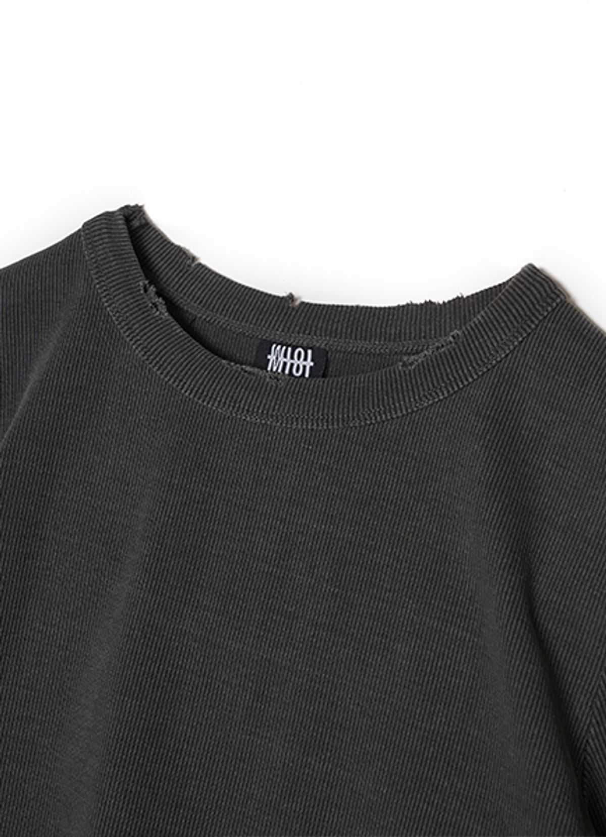 엠티오티(MTOT) Vintage Cropeed T-shirt (Charcoal)