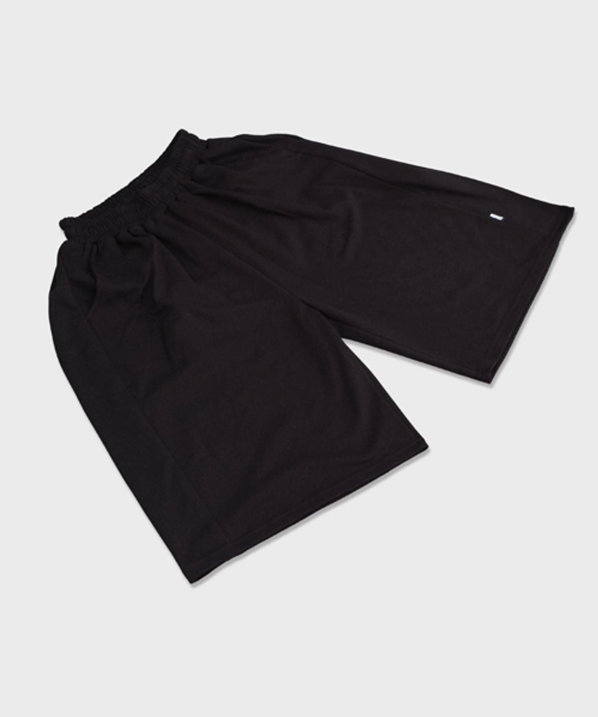 리스펙트(RESPECT) side panel bermuda sweat shorts (black)