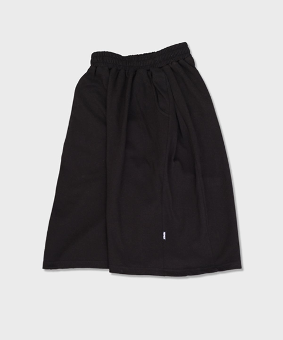 리스펙트(RESPECT) side panel bermuda sweat shorts (black)