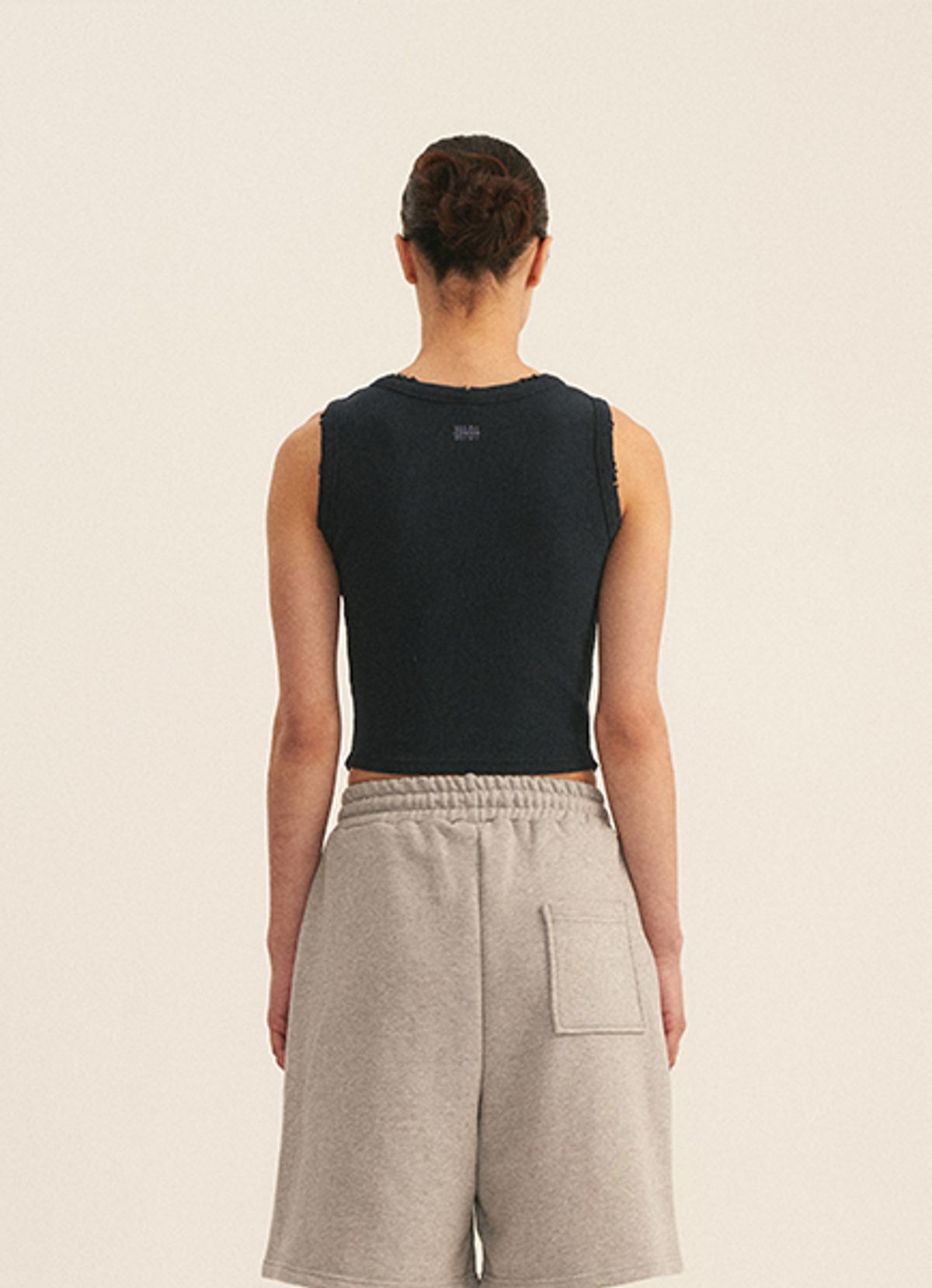엠티오티(MTOT) Vintage Cropeed sleeveless (Navy)
