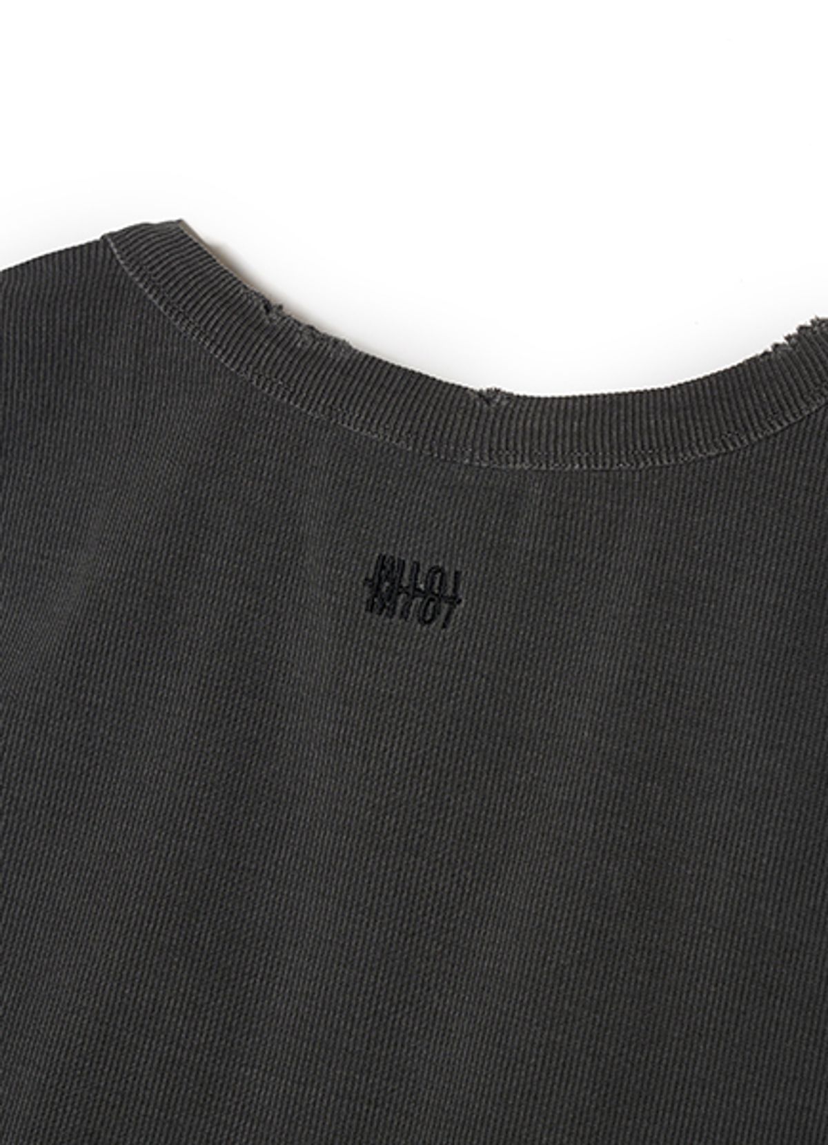 엠티오티(MTOT) Vintage Cropeed sleeveless (Charcoal)