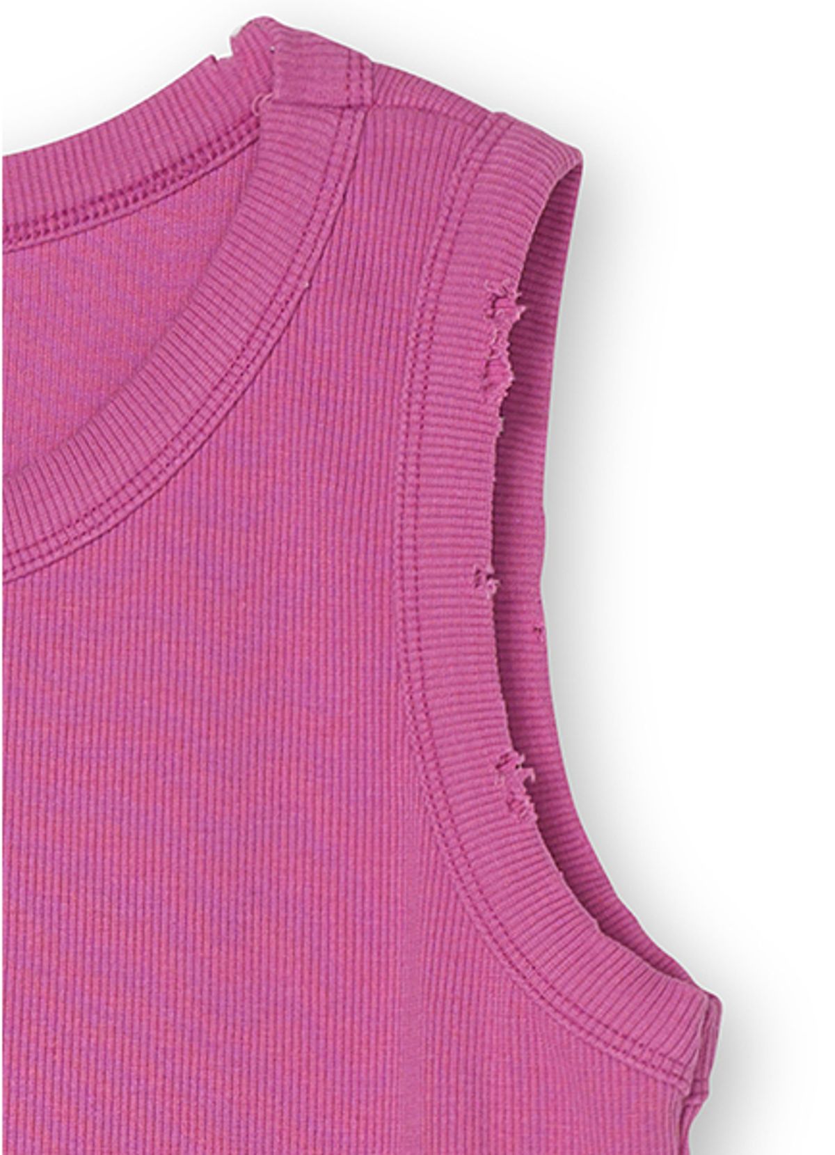 엠티오티(MTOT) Vintage Cropeed sleeveless (Pink)