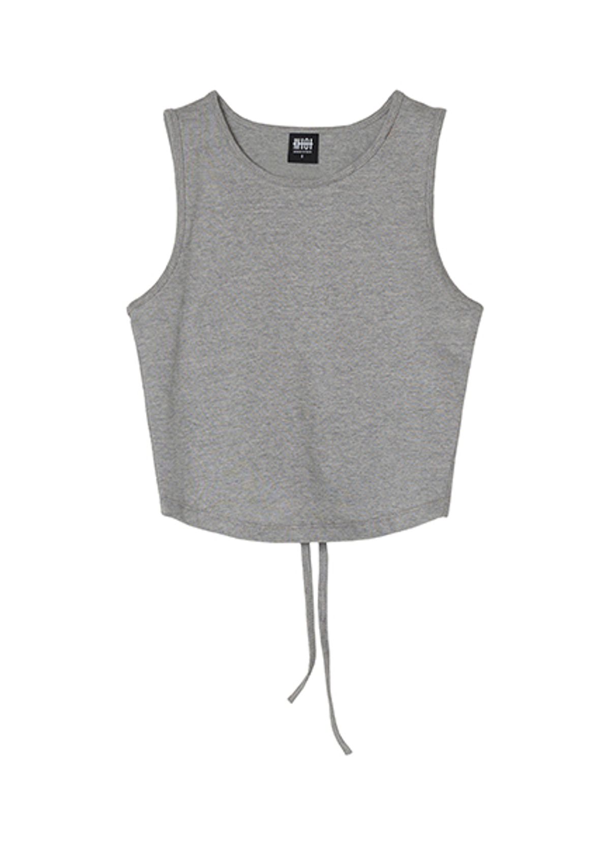 엠티오티(MTOT) Back Open Sleeveless (Grey)