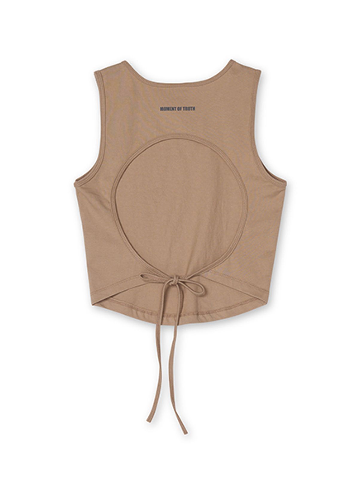 엠티오티(MTOT) Oepn-Back Sleeveless (Beige)