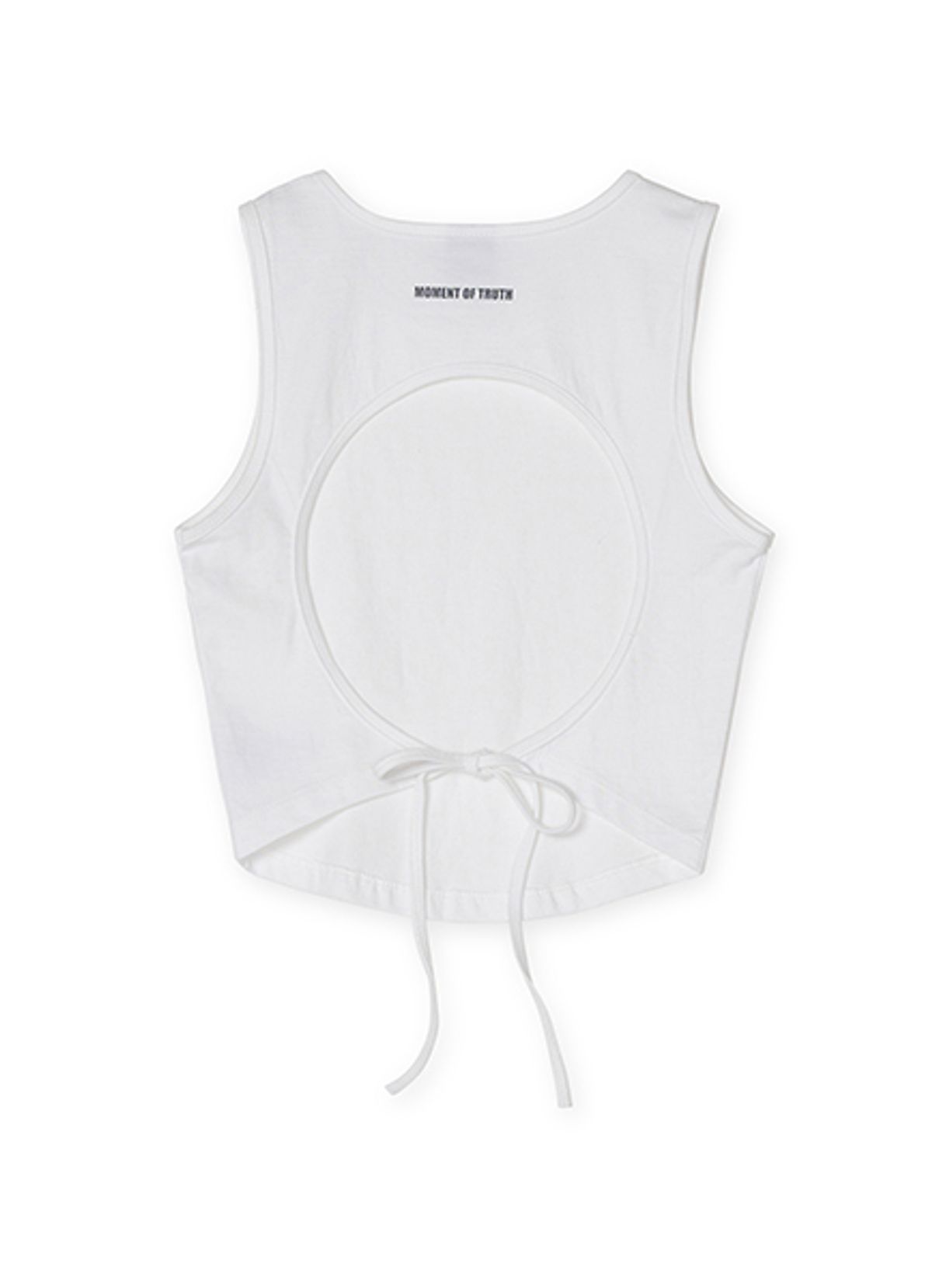 엠티오티(MTOT) Oepn-Back Sleeveless (White)