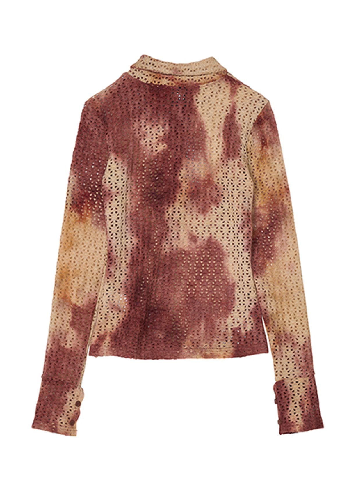엠티오티(MTOT) Tie-dye shirts (Red)