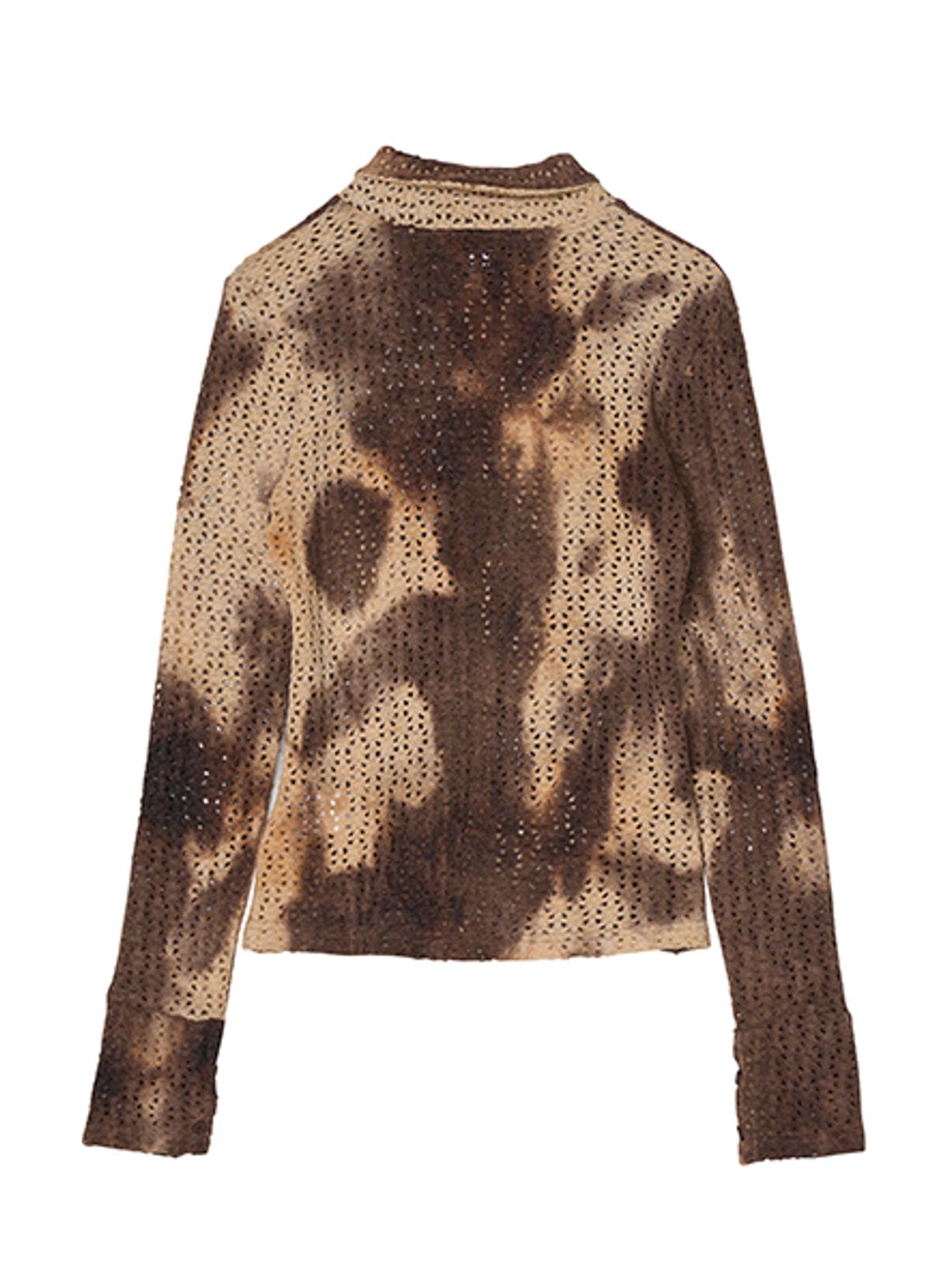 엠티오티(MTOT) Tie-dye shirts (Brown)