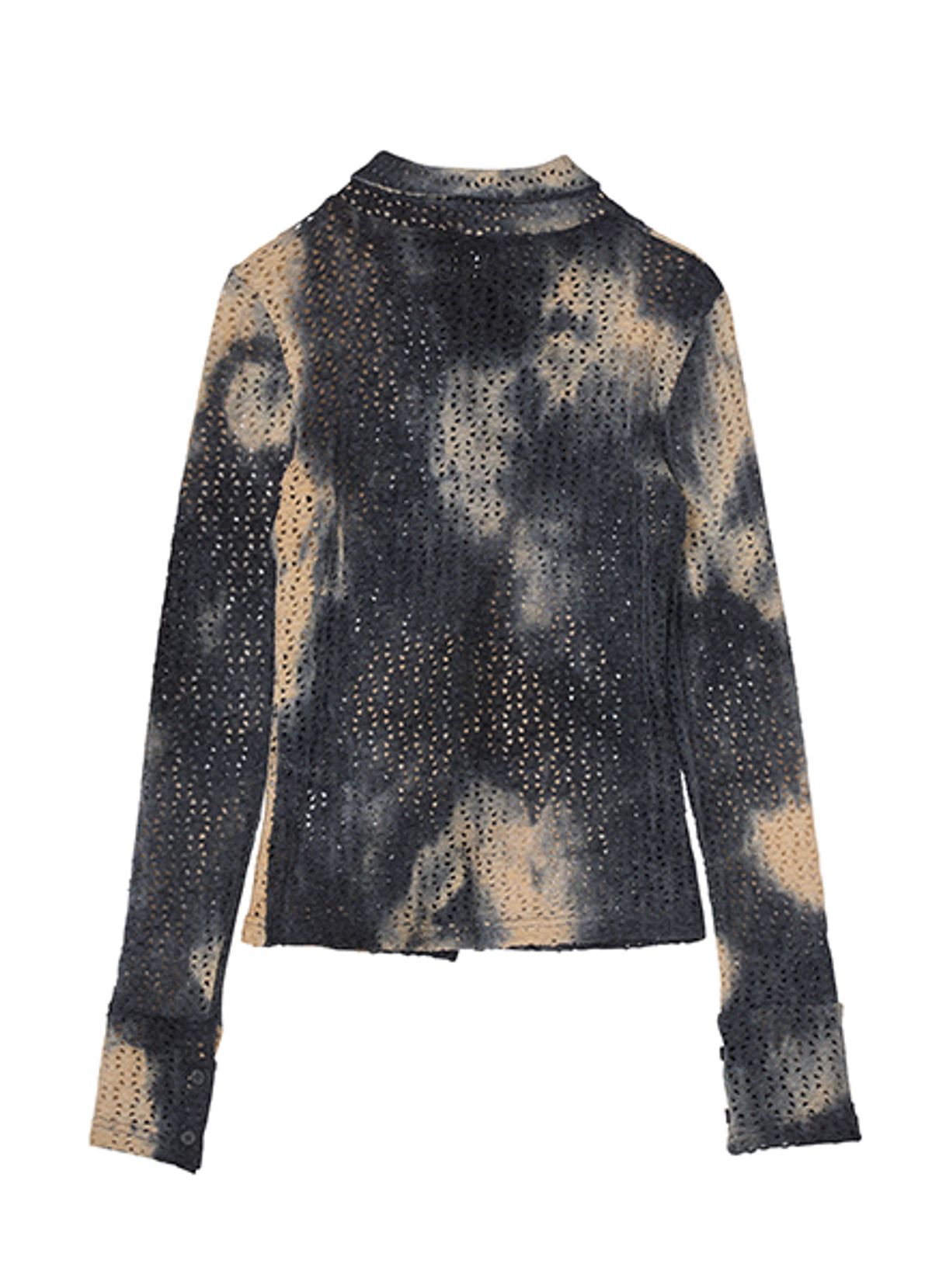 엠티오티(MTOT) Tie-dye shirts (Charcoal)