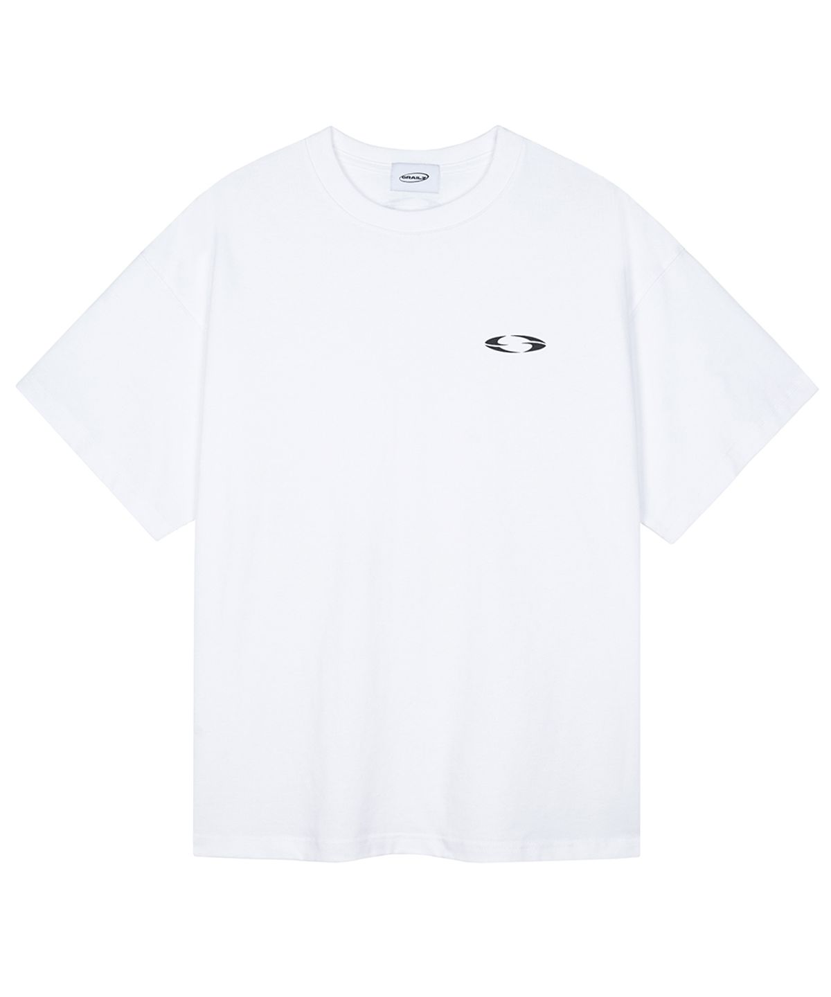 그레일즈(GRAILZ) PREMIUM OVERSIZED T-SHIRTS [WHITE]