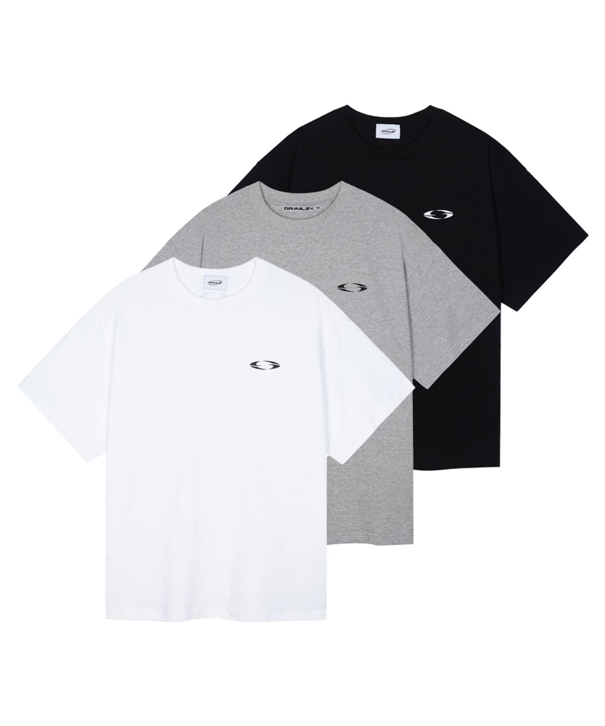 그레일즈(GRAILZ) [3PACK] PREMIUM OVERSIZED T-SHIRTS