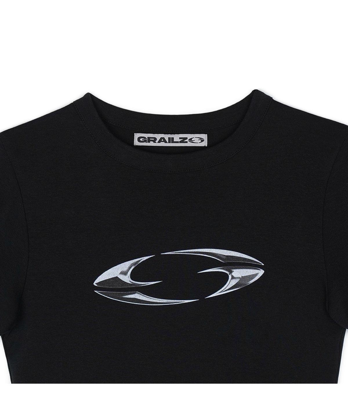 그레일즈(GRAILZ) 3D OVAL LOGO T-SHIRTS [BLACK]