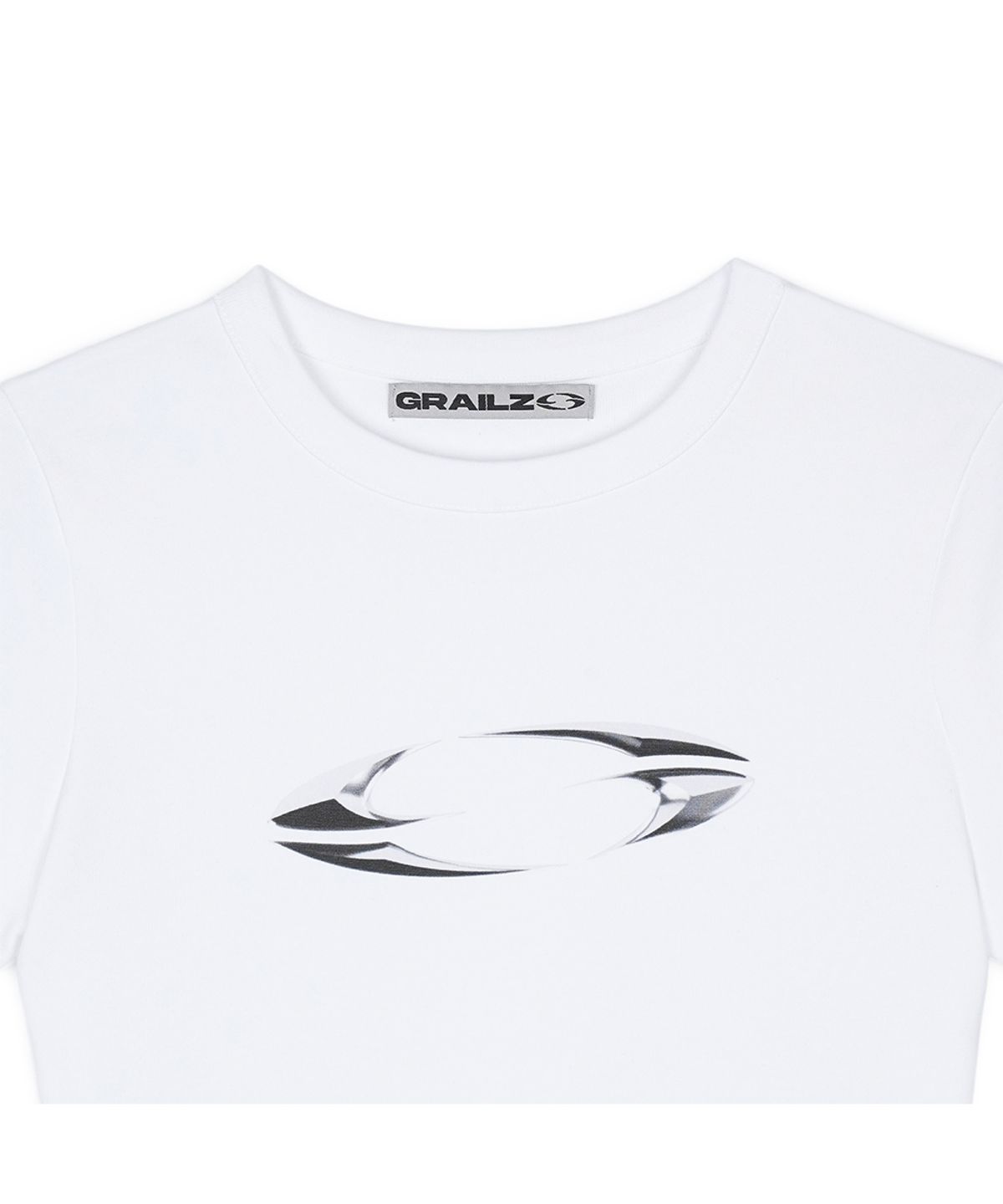 그레일즈(GRAILZ) 3D OVAL LOGO T-SHIRTS [WHITE]