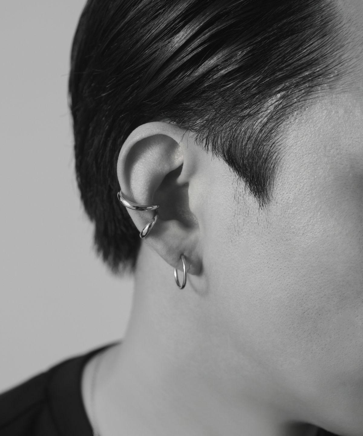 노비스도쿄(NOVICE TOKYO) 더블 레이어드 이어커프 Double Layered Ear Cuff