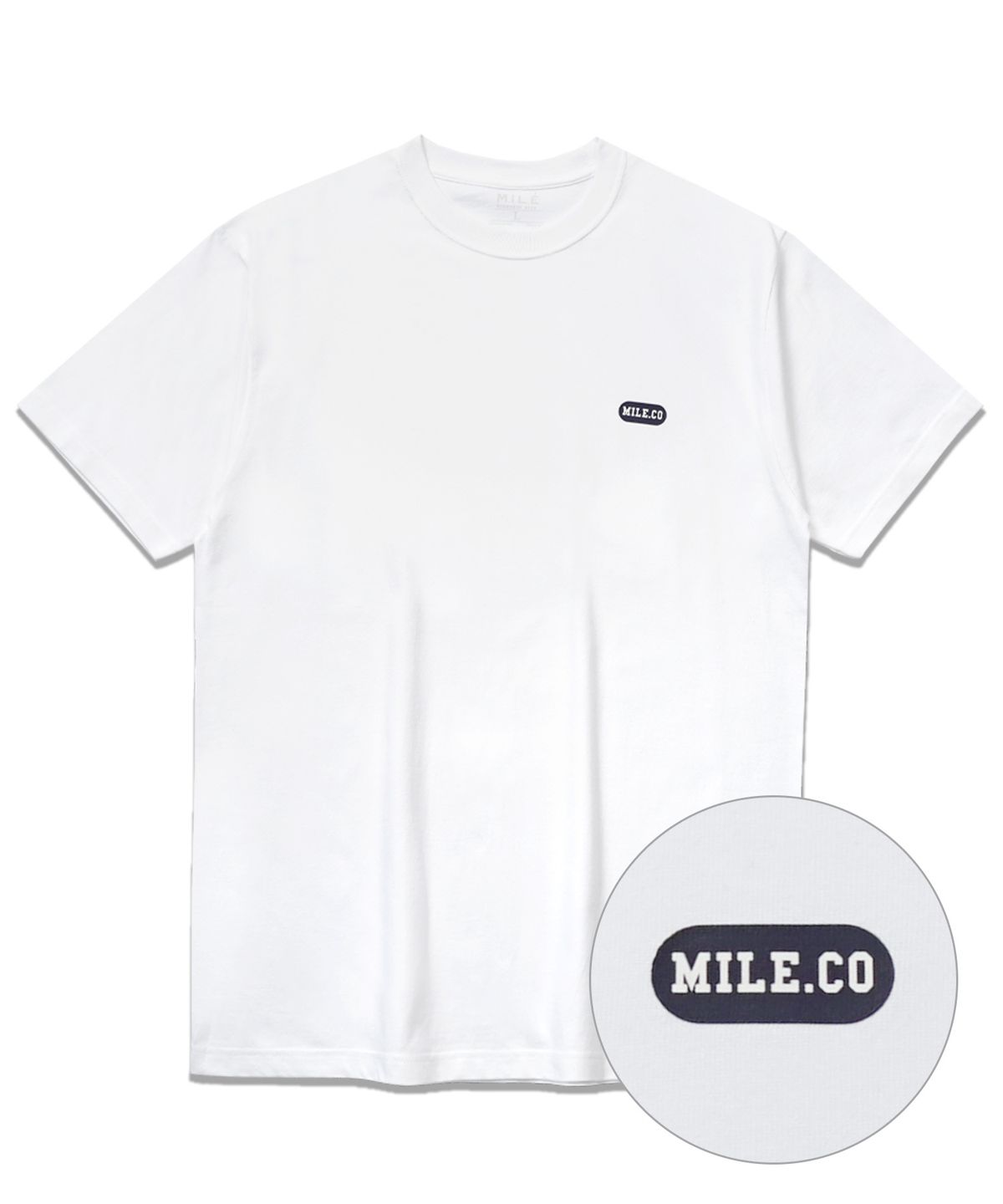 더마일(THEMILE) MILECOMPANY CREW [WHITE]