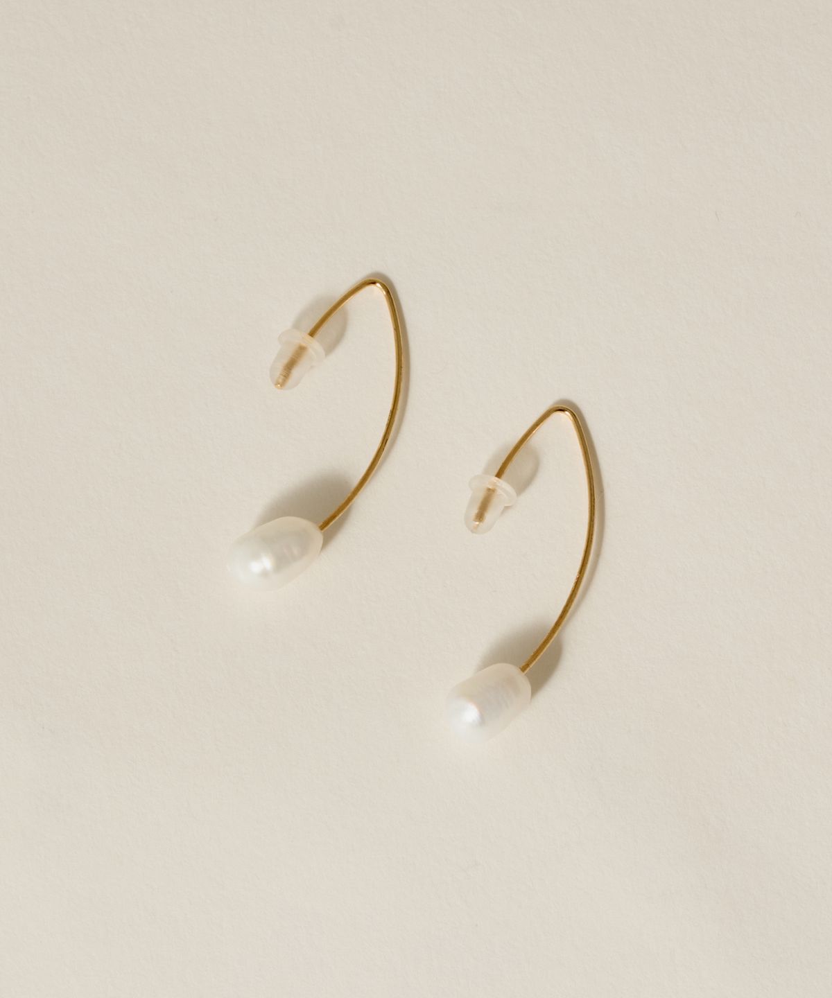노비스도쿄(NOVICE TOKYO) 드롭 진주 피어스(귀걸이) Drop Pearl Pierce [Silver925] / silver