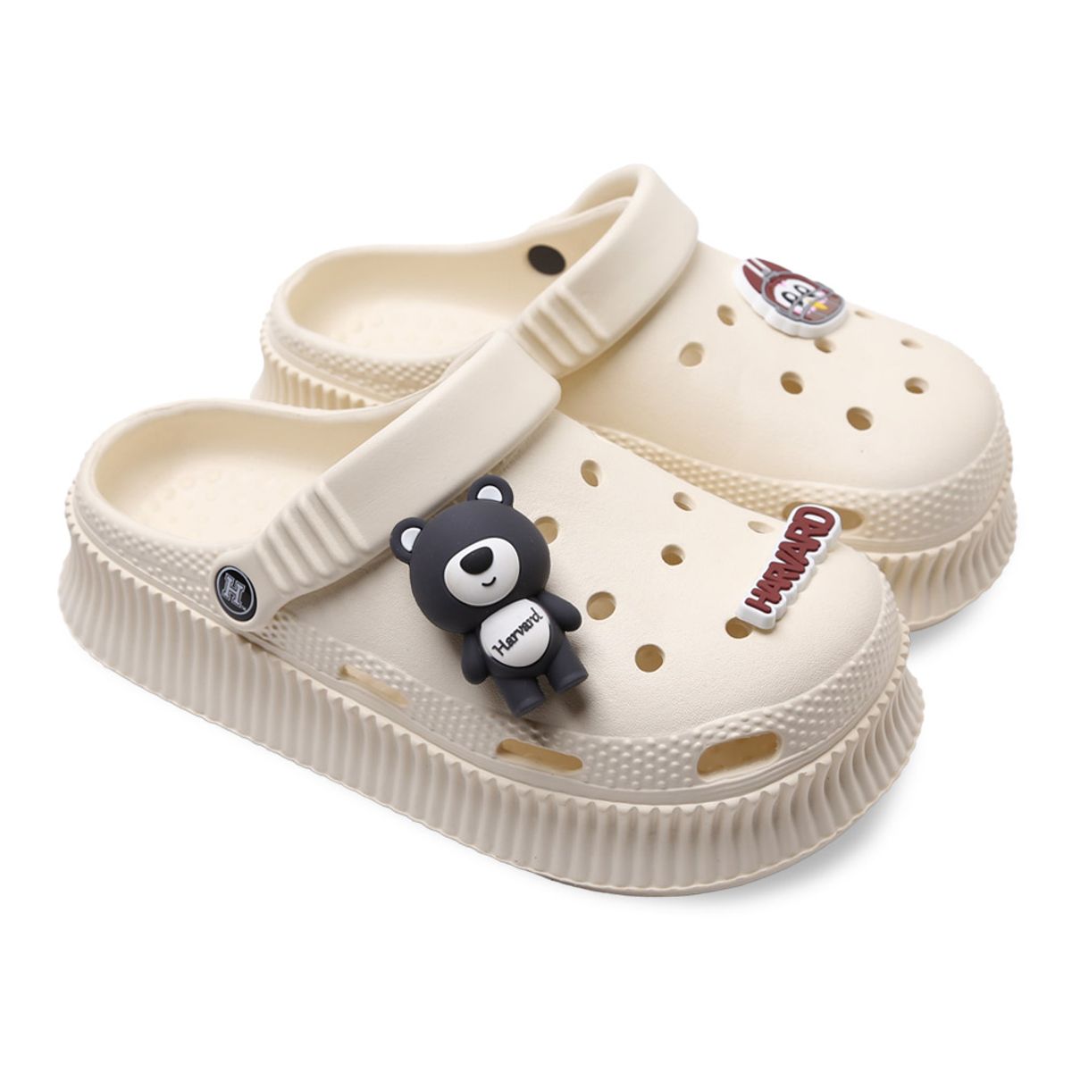 하버드 슈즈(HARVARD SHOES) 미쉘 EVA 키높이 샌들 화이트
