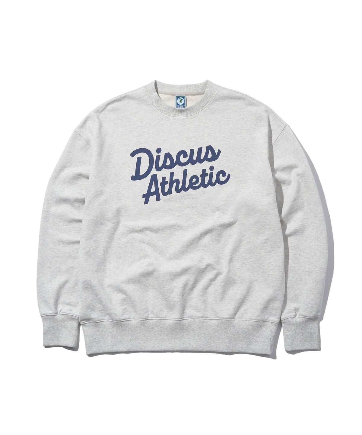 디스커스 애슬레틱(DISCUS ATHLETIC) [4COLORS] 오버 핏 로고 스웨트 셔츠