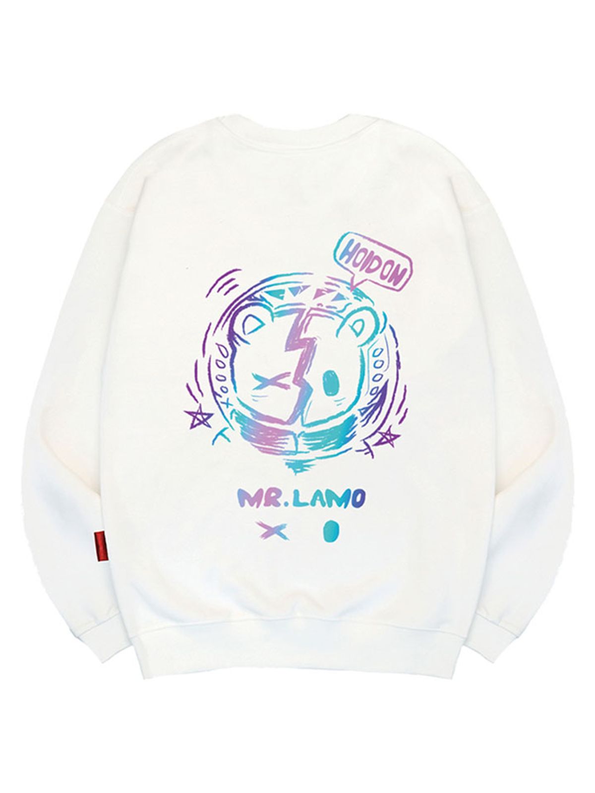엘라모(LLAMO) 네온베어 맨투맨 남녀공용 빅사이즈 S~4XL