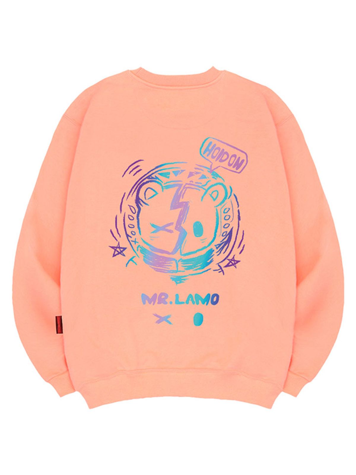 엘라모(LLAMO) 네온베어 맨투맨 남녀공용 빅사이즈 S~4XL