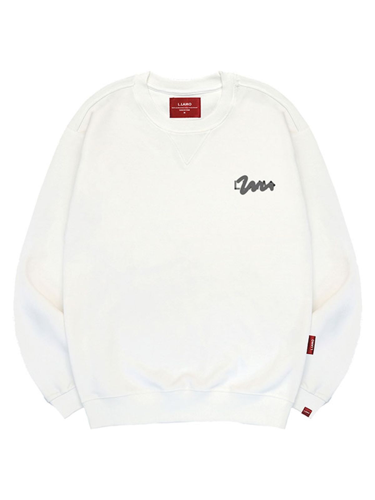 엘라모(LLAMO) 라모싸인 맨투맨 남녀공용 빅사이즈 S~4XL