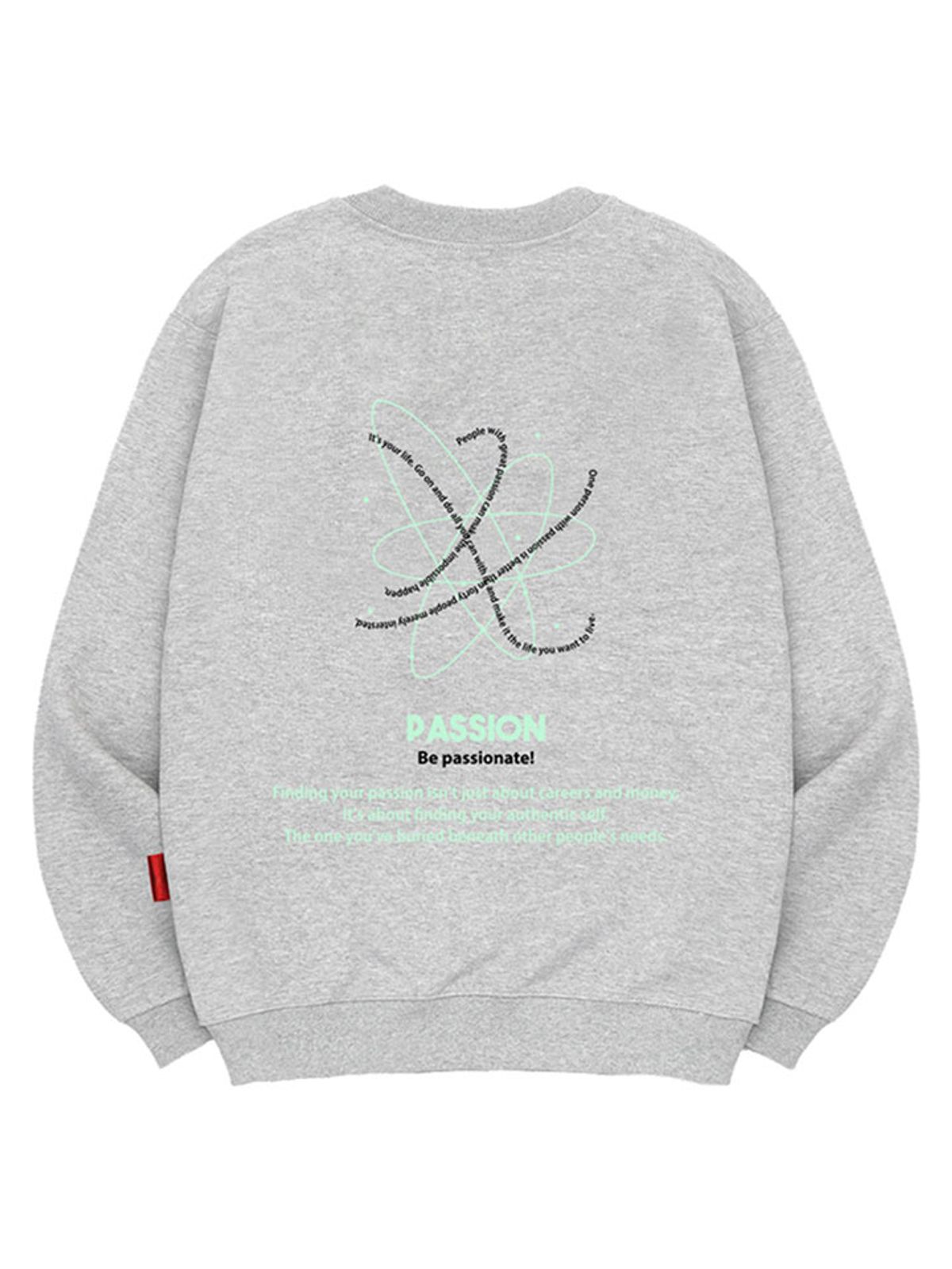 엘라모(LLAMO) 패셔널 맨투맨 남녀공용 빅사이즈 S~4XL