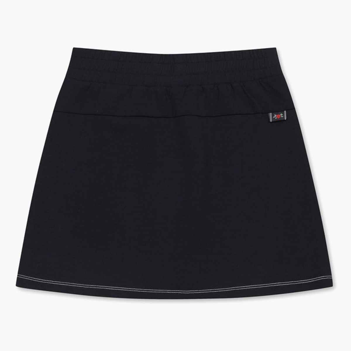 르꼬끄(LECOQ) 여성 더블텐션 미니 스커트 블랙(QP322OSK72)