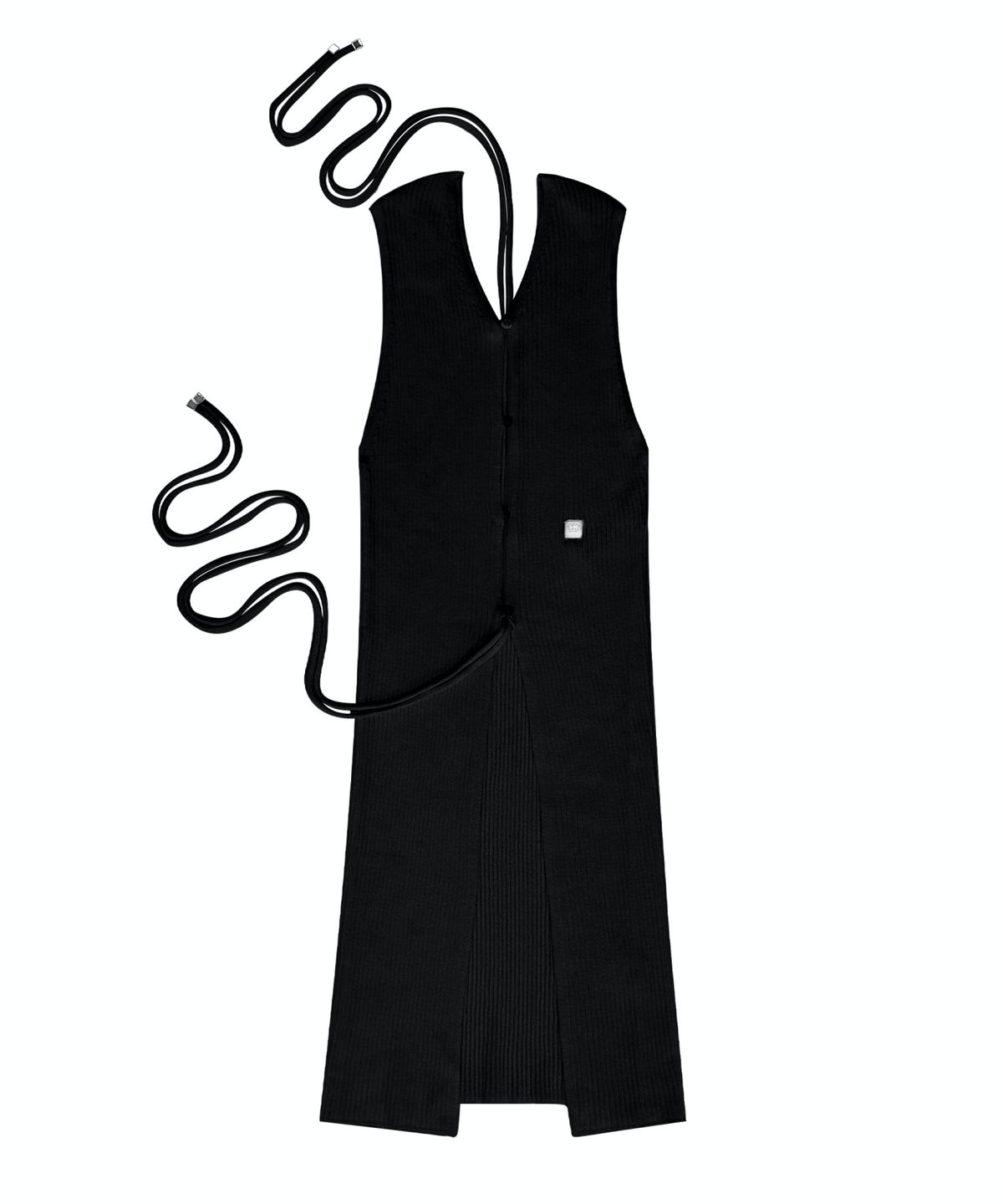 트리밍버드(TREEMINGBIRD) 2-way Strap Sleeveless Knit [ Black ]