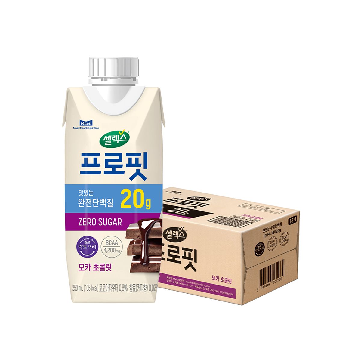 셀렉스(SELEX) [18개] 프로핏 드링크 모카초콜릿 250ml
