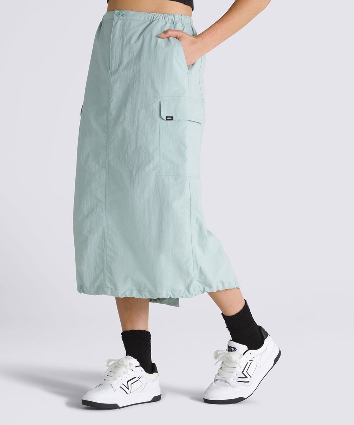 반스(VANS) 라일리 파라슈트 카고 스커트 - 그레이 미스트 / VN000HQBM8I1
