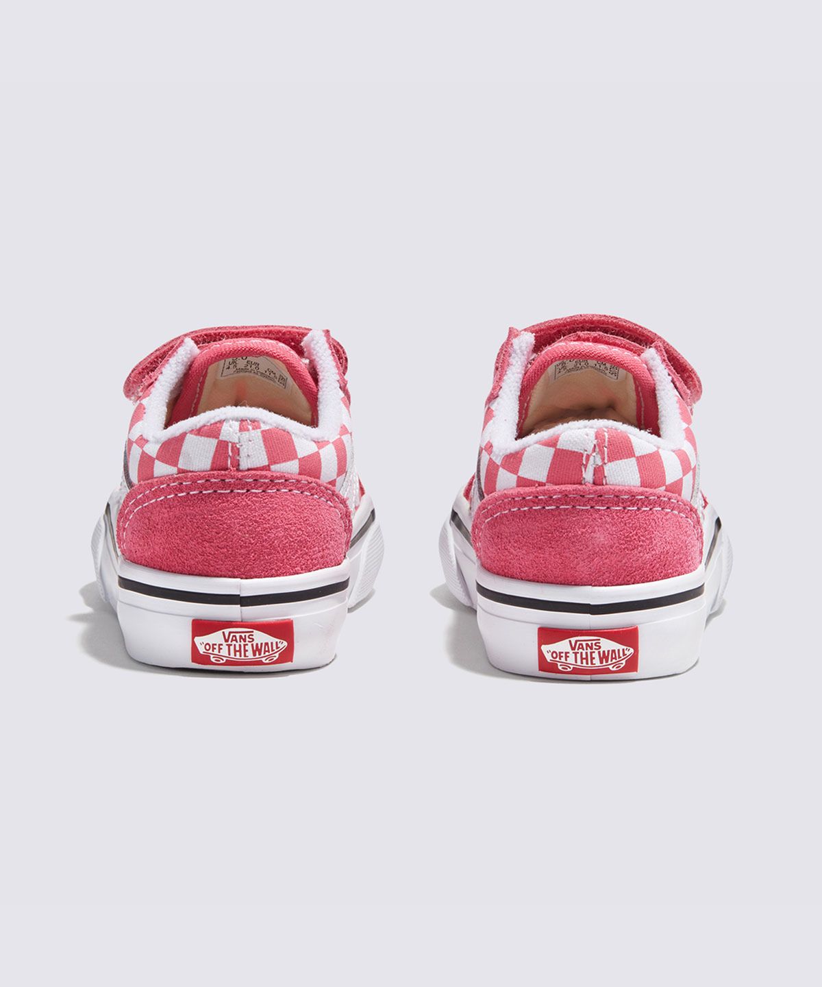 반스 키즈(VANS KIDS) 올드스쿨 벨크로 토들러 - (컬러띠어리) 체커보드 허니서클 / VN0009RCCHL1