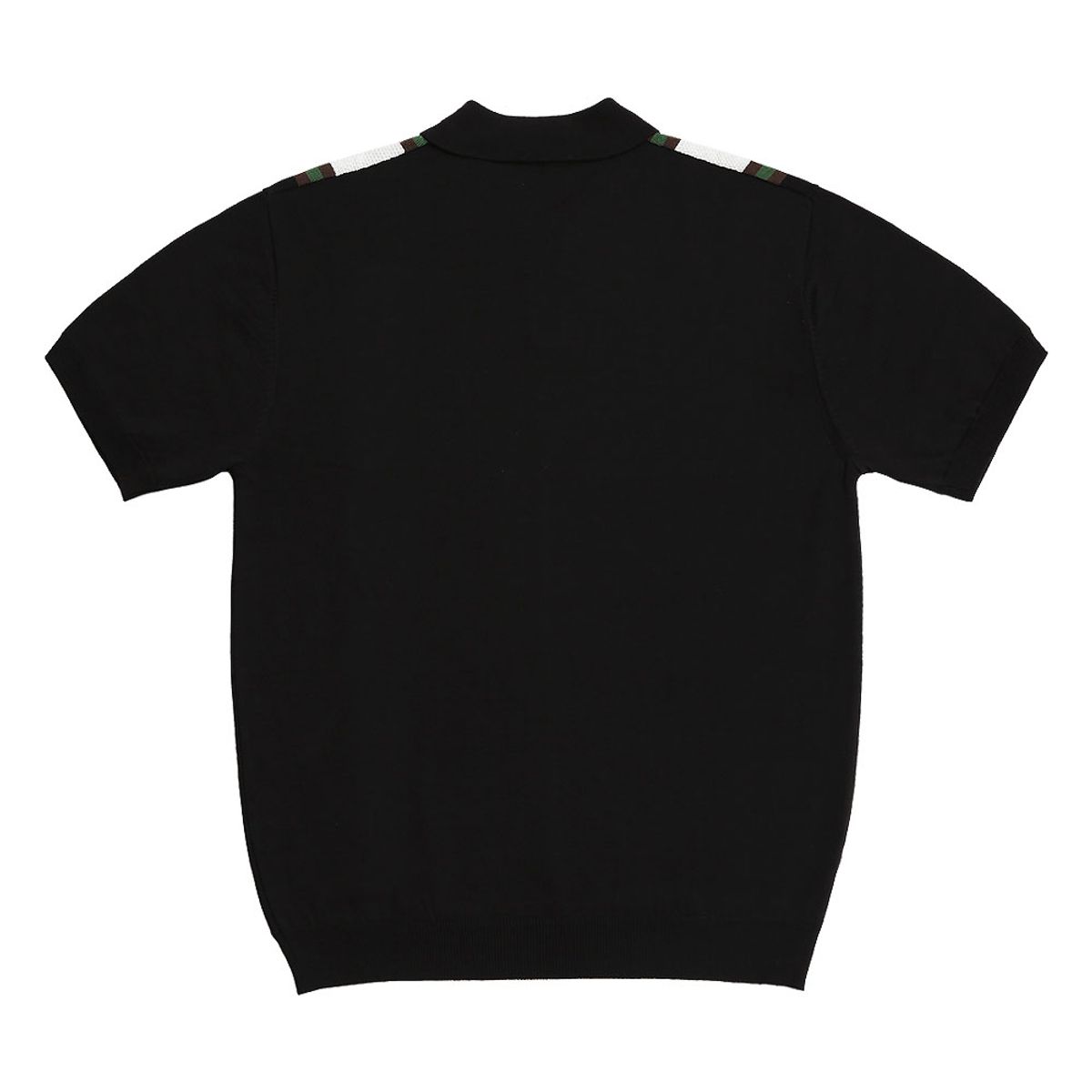솔티(SORTIE) Summer Blend Open Collar Knit (Black)