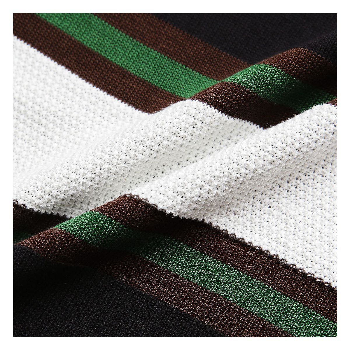 솔티(SORTIE) Summer Blend Open Collar Knit (Black)