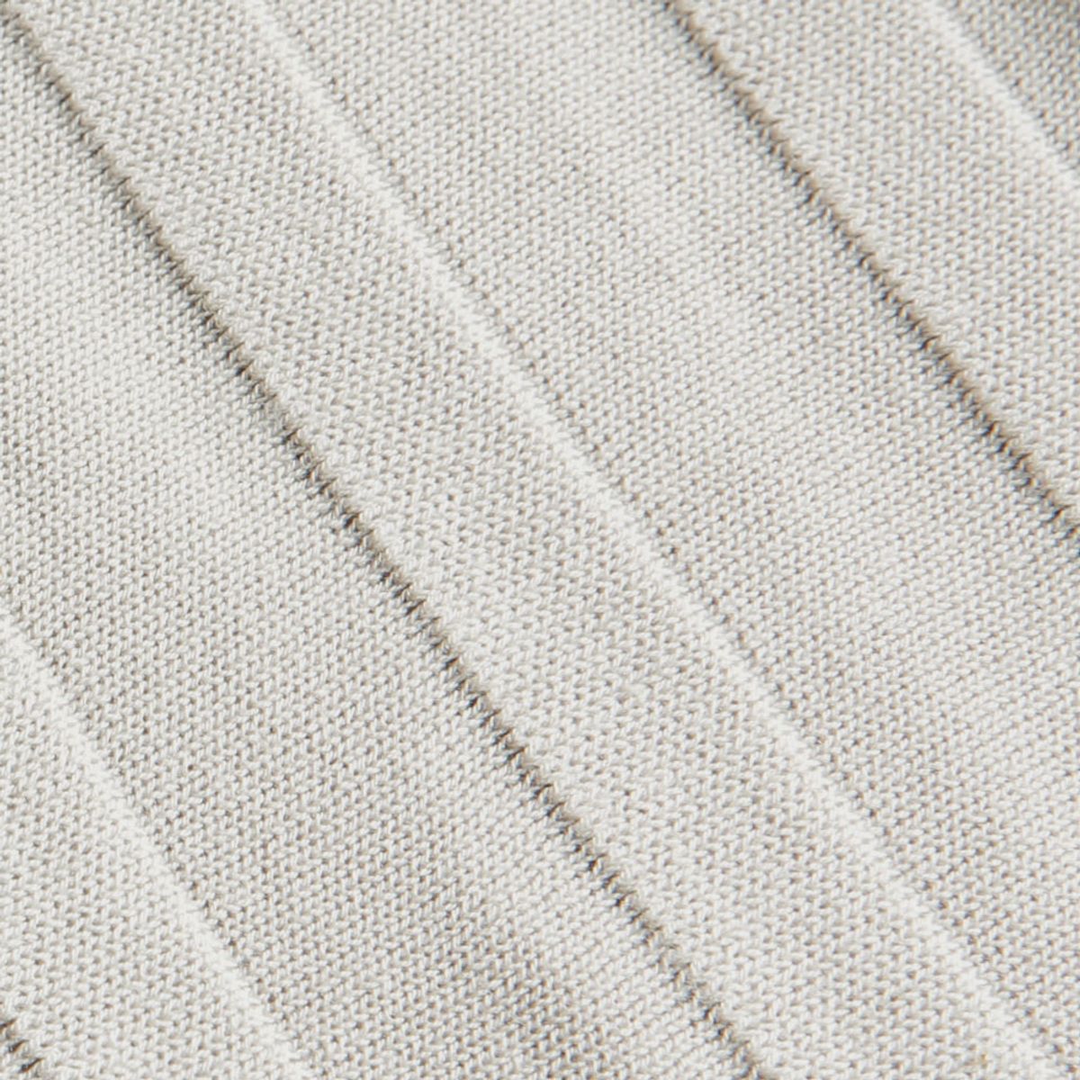 솔티(SORTIE) Ribbed Collar Knit Shirts (Oatmeal)