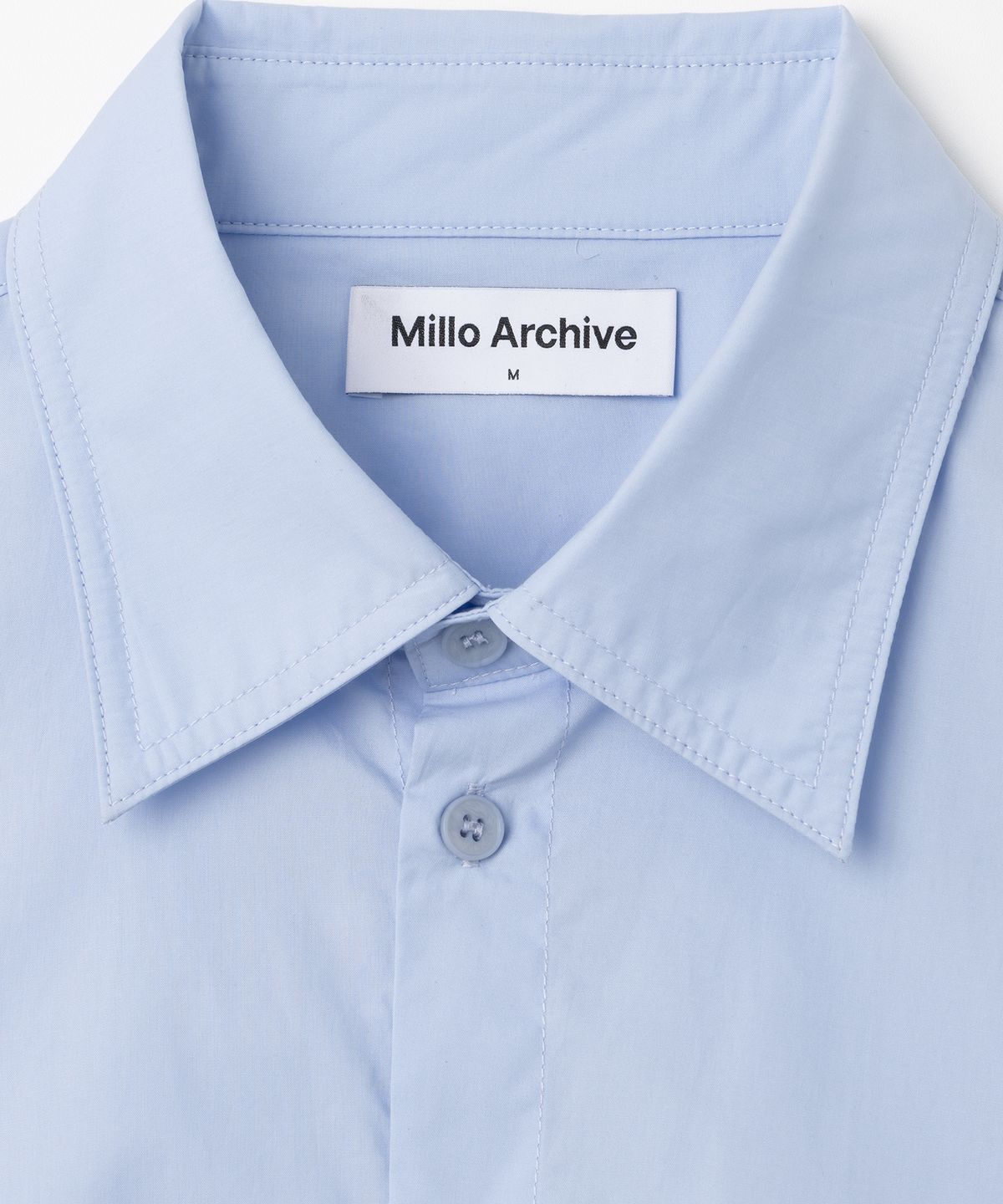 밀로 아카이브(MILLO ARCHIVE) 사이드 슬래쉬 셔츠 [스카이 블루]