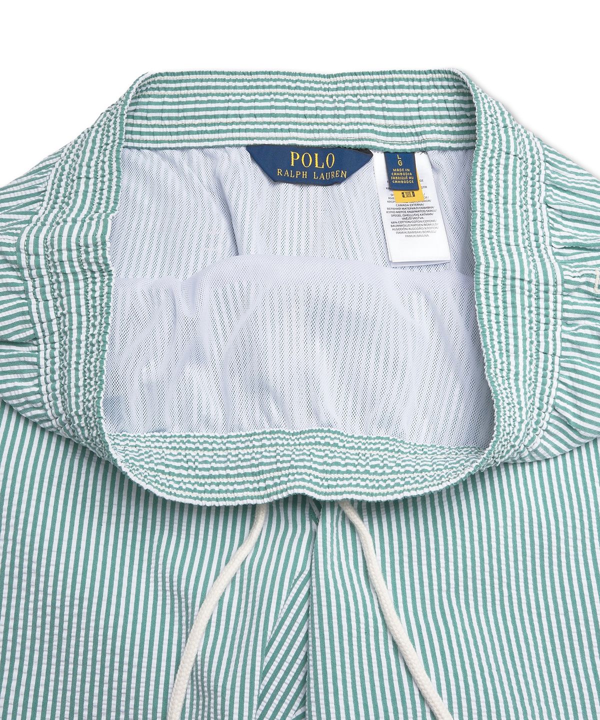 폴로 랄프 로렌(POLO RALPH LAUREN) 14.6cm 트래블러 클래식 스윔 트렁크 - 그린