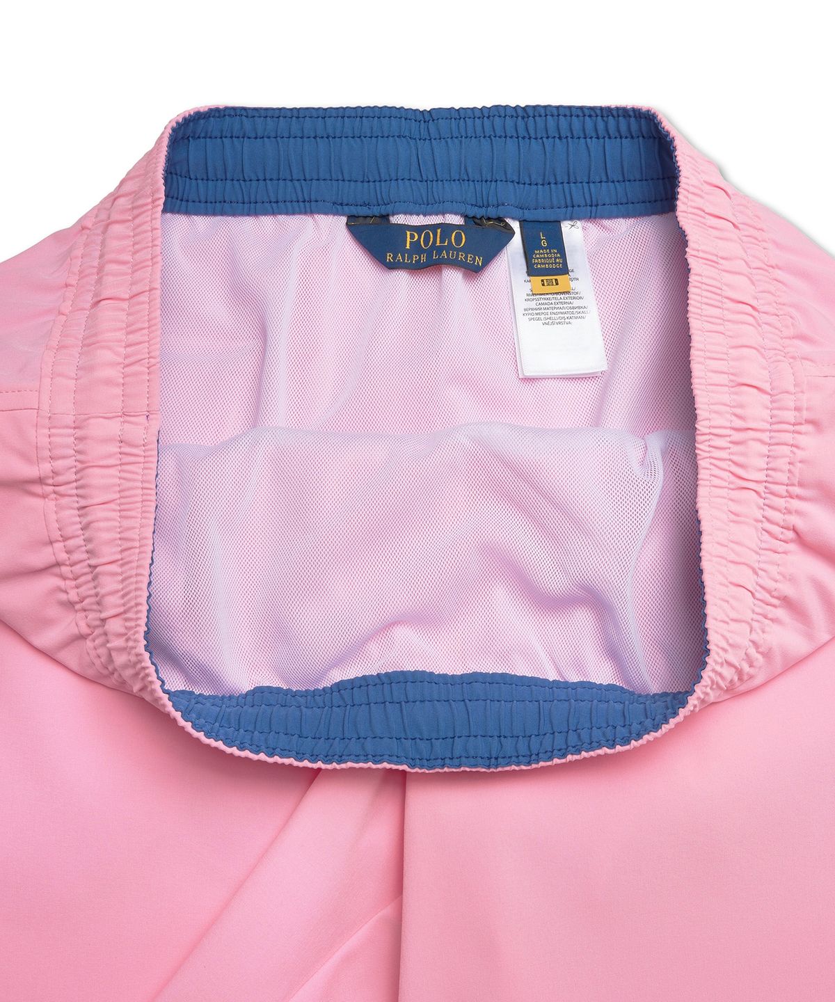 폴로 랄프 로렌(POLO RALPH LAUREN) 14.0cm 트래블러 스윔 트렁크 - 핑크