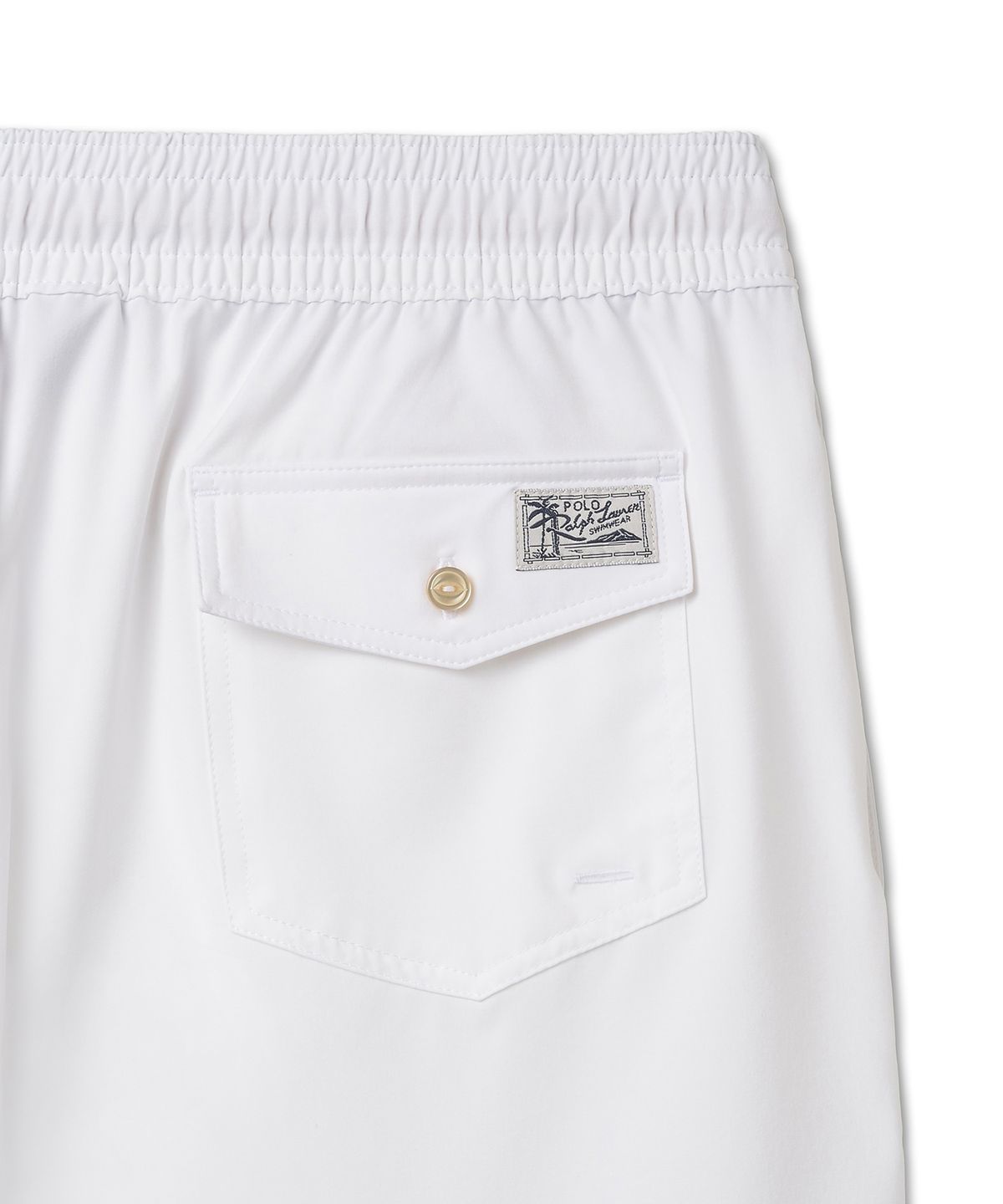 폴로 랄프 로렌(POLO RALPH LAUREN) 14.6cm 트래블러 클래식 스윔 트렁크 - 화이트