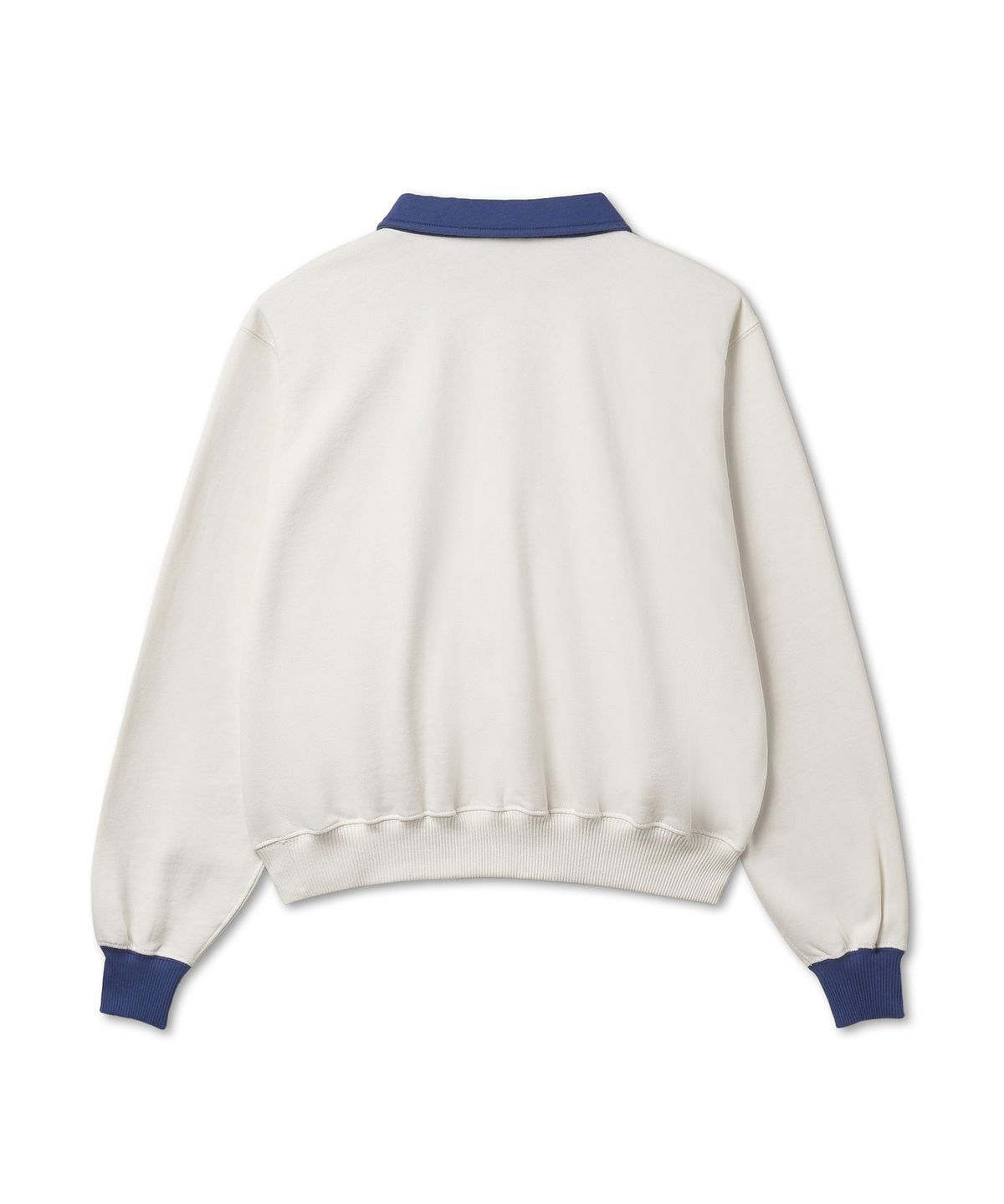 폴로 랄프 로렌(POLO RALPH LAUREN) W 로고 플래그 플리스 하프 지퍼 풀오버 - 덱워시 화이트
