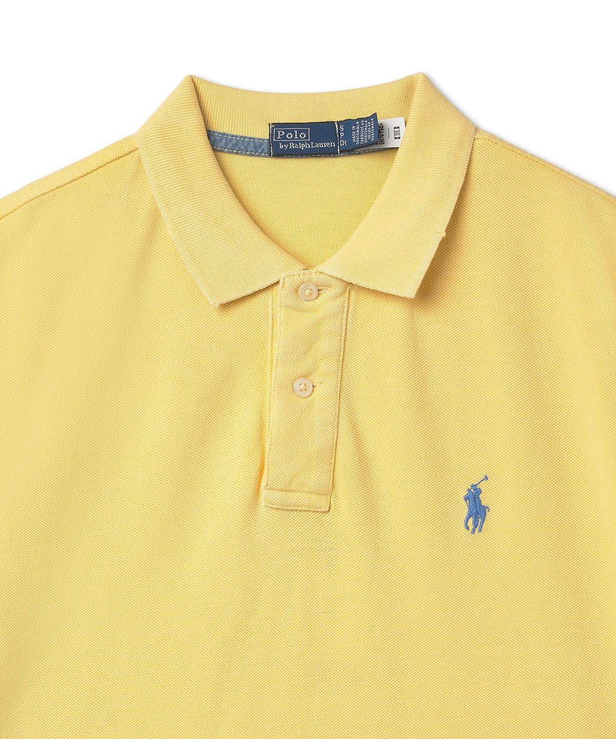 폴로 랄프 로렌(POLO RALPH LAUREN) W 클래식핏 메시 폴로 셔츠 - 캠브릿지 옐로우