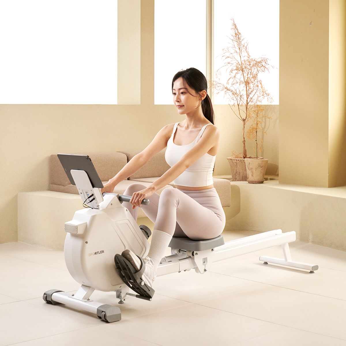 스포틀러(SPORTLER) 로잉머신 R06 메타 즈위프트