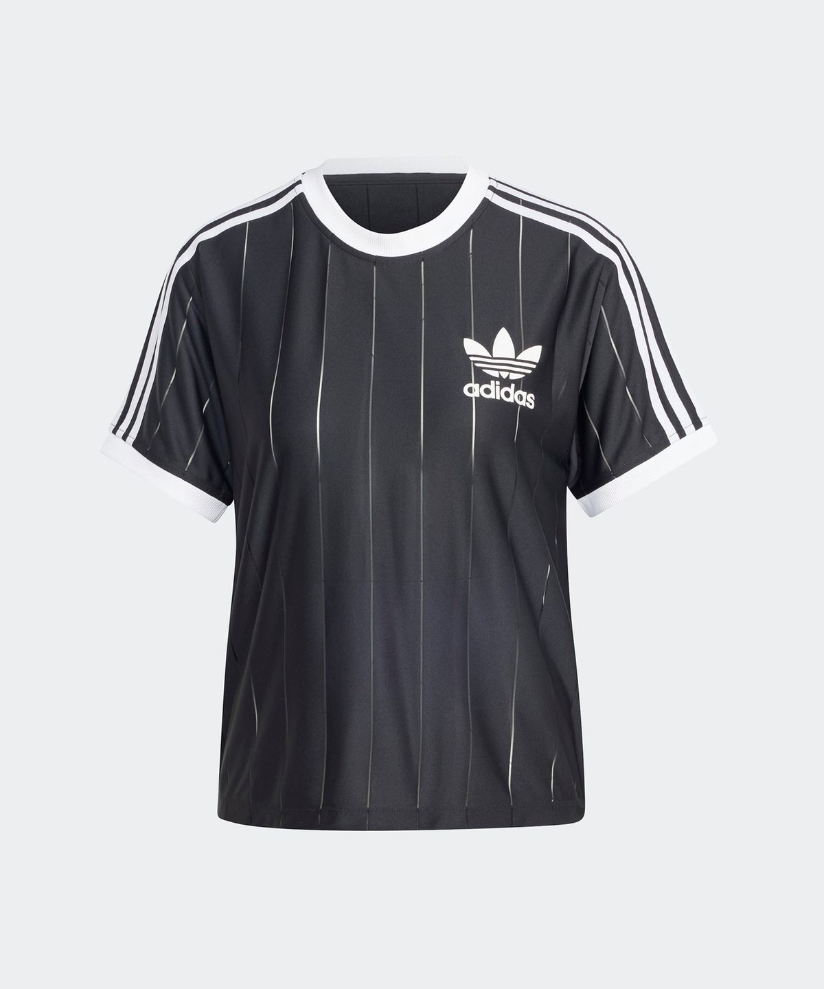 아디다스(ADIDAS) 3S 핀스트라이프 티 - 블랙 / IX5505