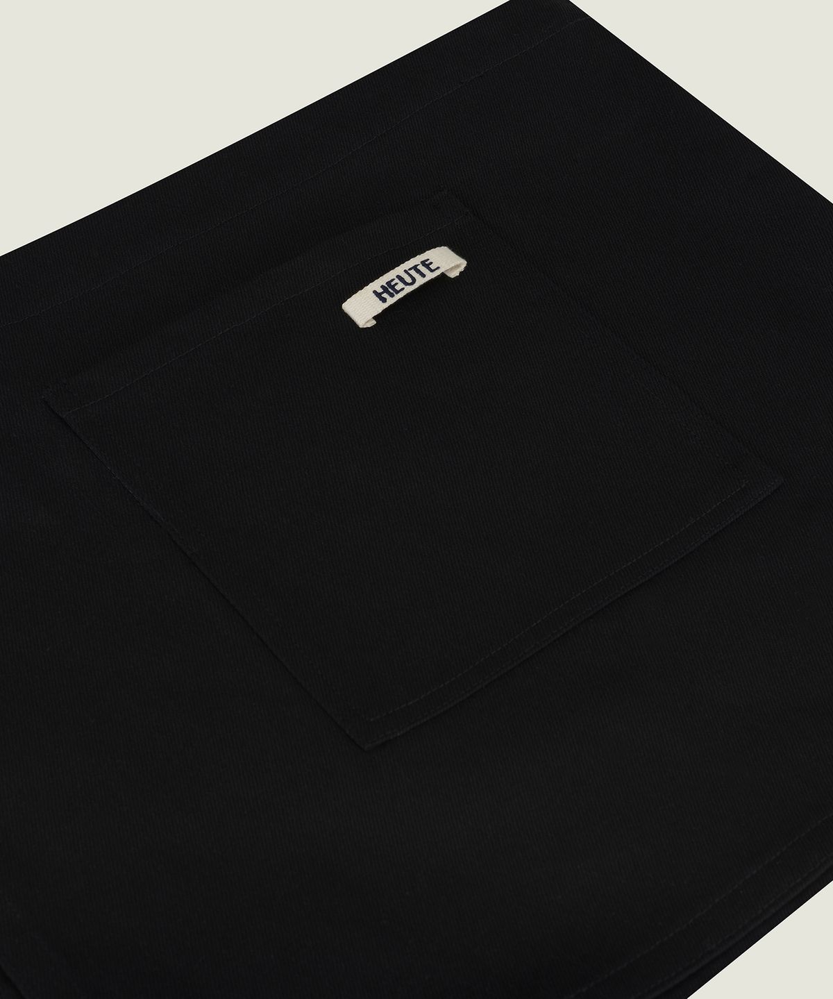 호이테(HEUTE) HET PATCH WORK WRAP SKIRT (BLACK)