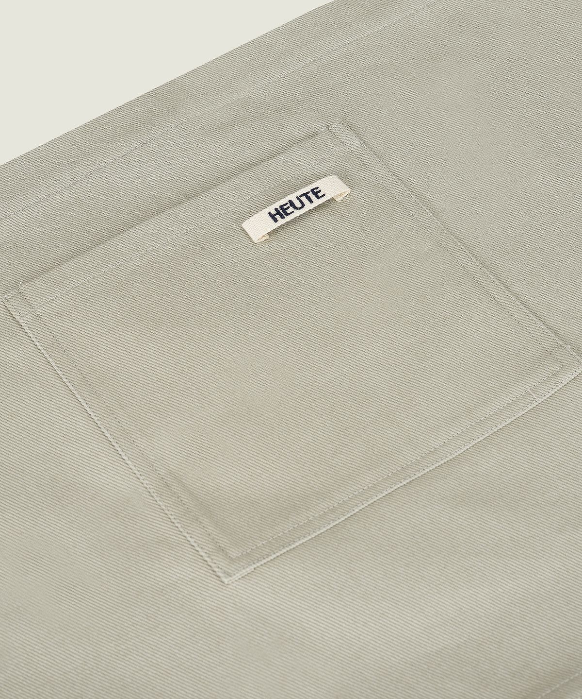 호이테(HEUTE) HET PATCH WORK WRAP SKIRT (LIGHT KHAKI)