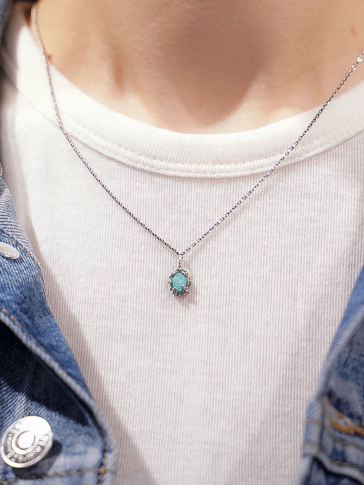 하랑(HARANG) HR 206N_Mint Amazonite Necklace
