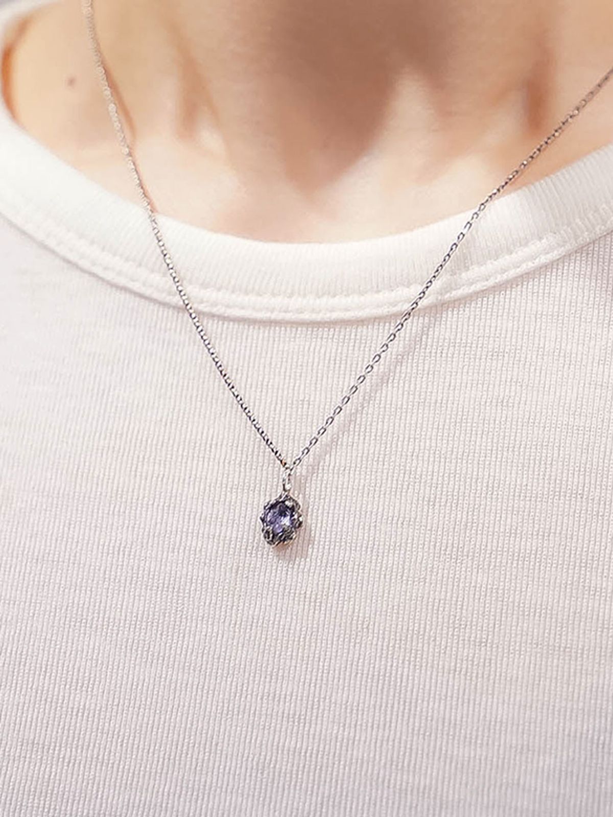 하랑(HARANG) HR 209N_Iolite Necklace